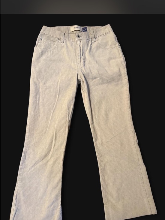 GAP Denim - GAP Light Beige Corduroy Flare Jeans